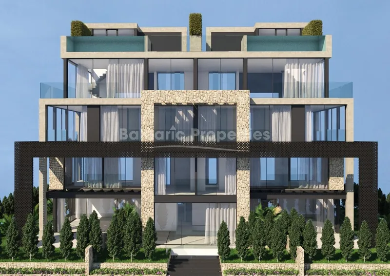 Sea View Triplex Penthouse with Private Pool for Sale in Palma, Mallorca — photo 1