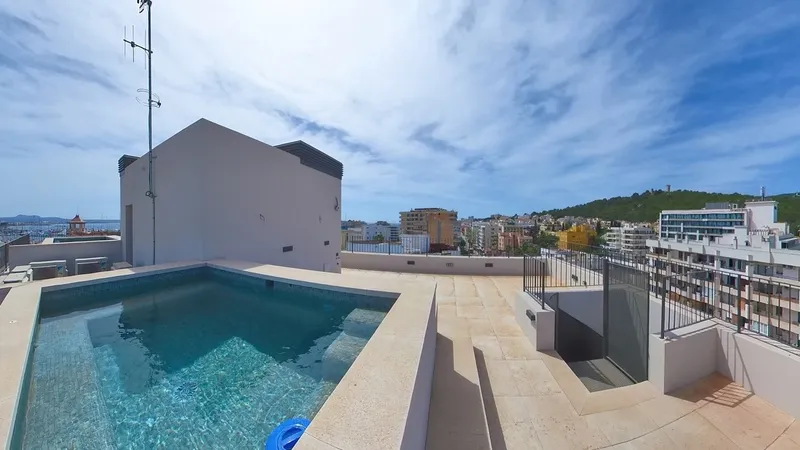 Fantastic penthouse in Son Armadams with roof terrace and private pool — photo 5