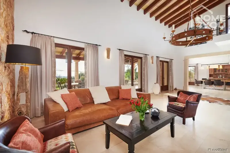 Exceptional luxury finca with sea views in Portocolom — photo 6