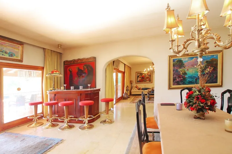 Mediterranean villa on large plot with pool and golf views in top location in Son Vida — photo 11