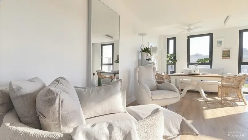 En la popular zona de Portixol, a solo unos 3 minutos del mar, le espera este moderno ático dúplex con una superficie habitable de aproximad — photo 3