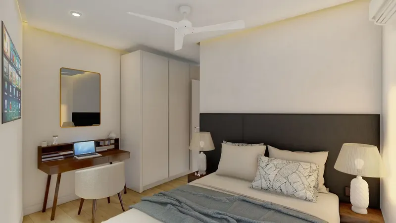 The images correspond to renders of the project — photo 9