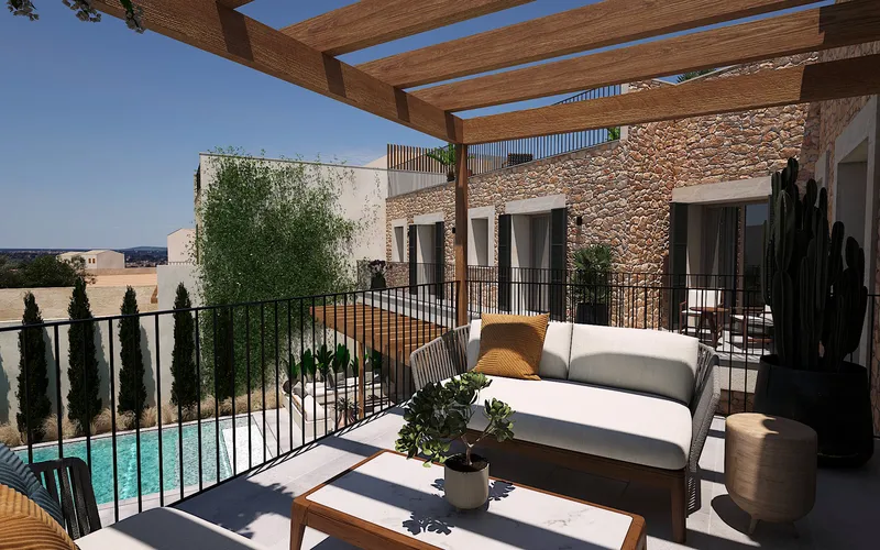 Unique village house in Ses Salines with huge garden & pool — photo 2
