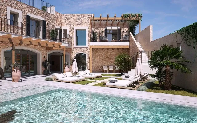 Charming townhouse with distant sea views for sale in Ses Salines, Mallorca — photo 2