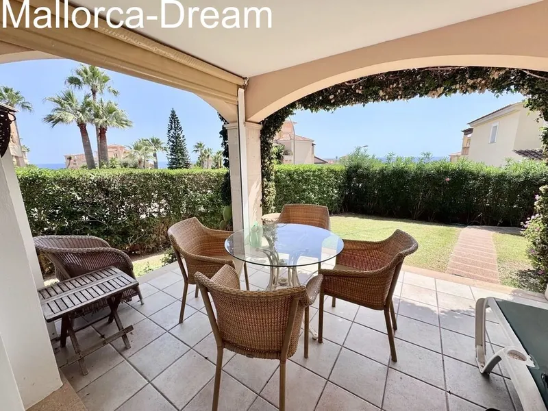 Porto Cristo Novo: A fantastic ground-floor apartment with sea views and a communal pool — photo 2