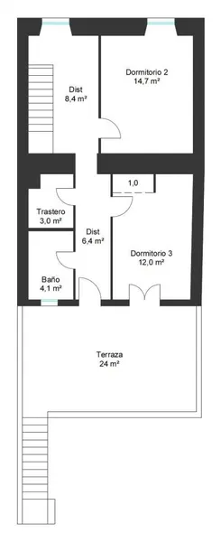 House - Santa Maria del Cami (Santa María del Camí) , Built Surface 160m 2 , Plot Surface 123m 2 , Terrace... — photo 3