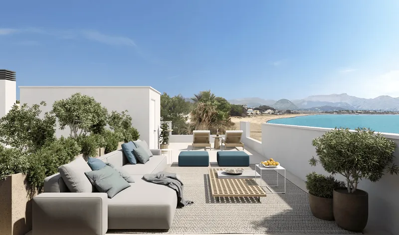 Terraced house with pool near Pollensa Bay, North of Mallorca — photo 2