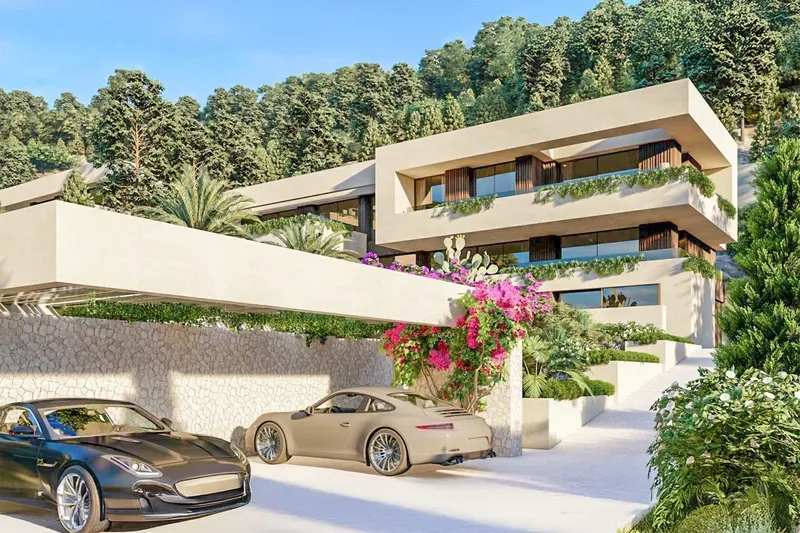 Peaceful building plot with sea views and project for elegant villa in Son Vida — photo 5