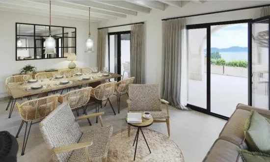 Project for a new semi-detached villa in Mallorcan style on the first line of the sea in Alc — photo 5