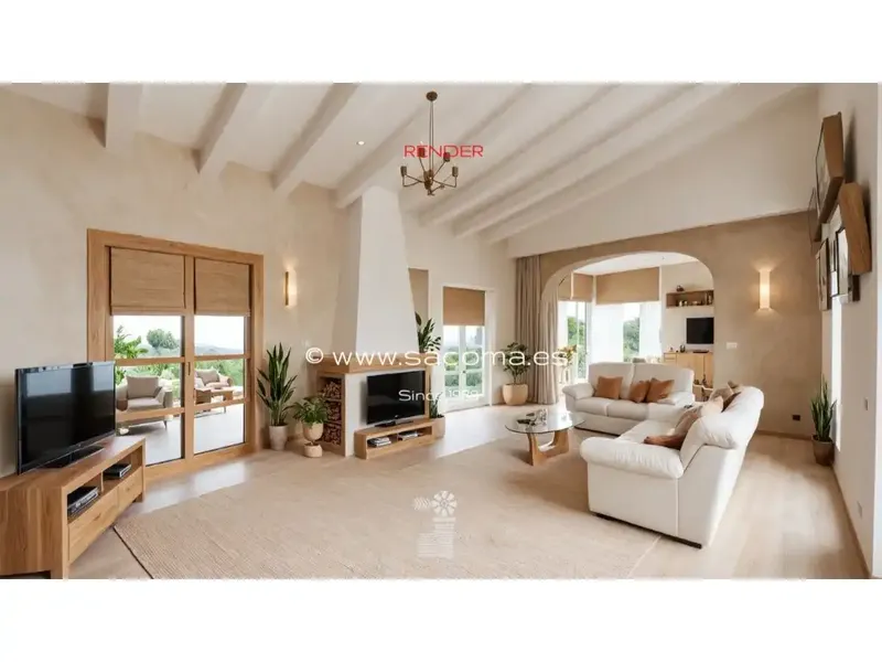 Fabulous stone finca with pool and panoramic sea and mountain views, located in an exclusive and quiet area with south orientation — photo 10