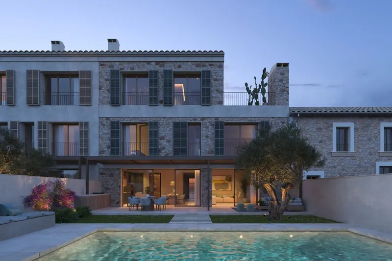 New build townhouse with private spa and spacious terraces in Santanyí — photo 11