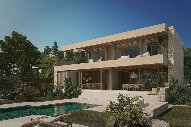 Villa in Nova Santa Ponça - New build on the Ensaimada with sea views, pool and wellness area — photo 1