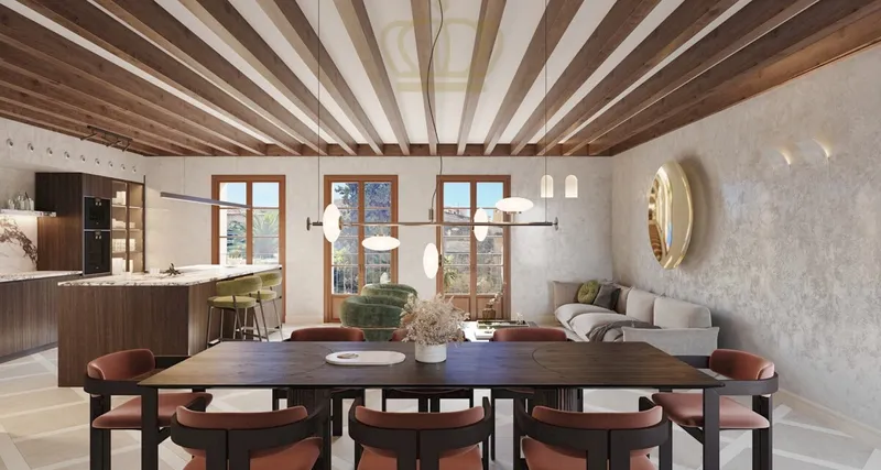 Noble penthouse with terrace in historic building in Palma — photo 3