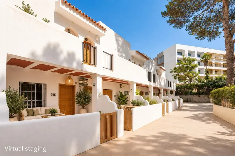 Apartamento en esquina con amplia terraza y vistas al mar en Portinatx — photo 3