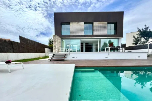 Establiments, bright villa with large garden and saltwater pool in Establiments — photo 2
