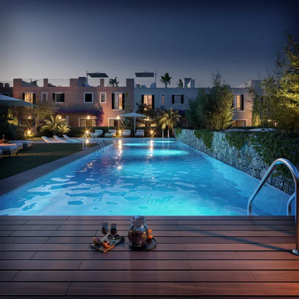 2 Bedrooms Mallorcan Style Apartments Near the Sea in Ses Salines with Communal Gardens and Swimming Pool — photo 1