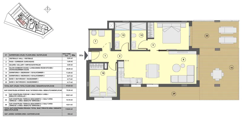 Ground floor apartment with 2 bedrooms and garden in Canyamel – only 150 m from the sea — photo 9