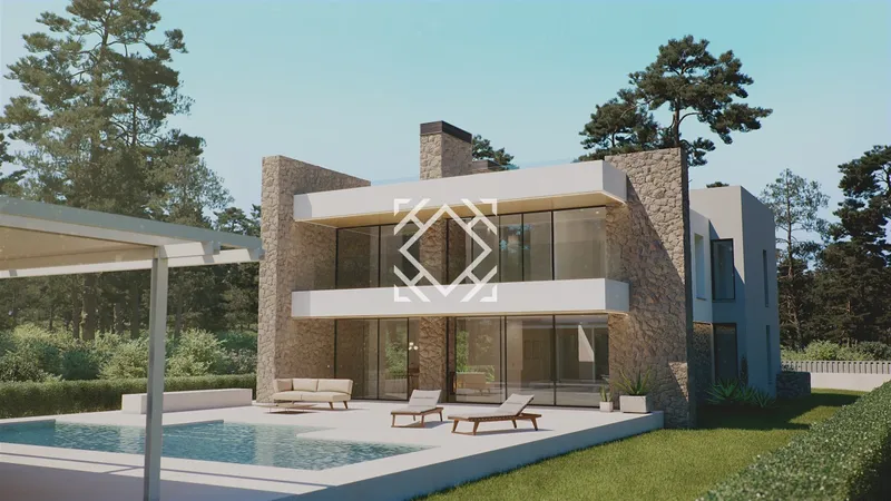 Luxury villa for sale with swimming pool under construction in Llenaire, Puerto Pollensa, Mallorca. — photo 2