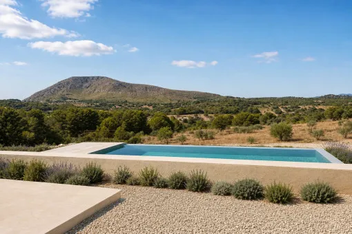Arta, modern finca with pool, privacy and panoramic views near Artà — photo 1
