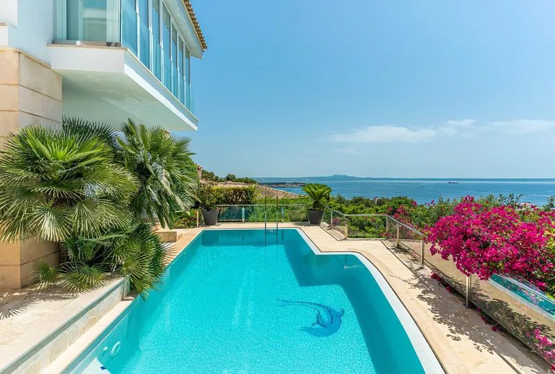 Vacation rental: Designer villa for rent by weeks in Cas Català — photo 1