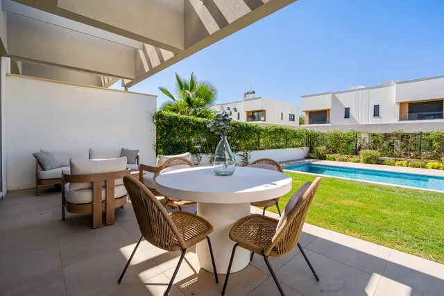 Newly built semi-detached houses for sale with private garden and pool near Llucmajor, Mallorca — photo 1