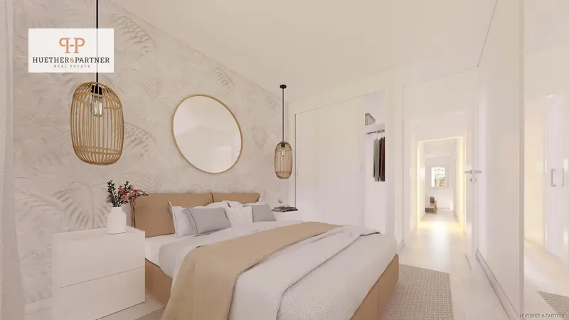 Building 1: 2nd floor with 20.30 m² terrace and 2 bedrooms: (example apartment 1-2-3) — photo 8