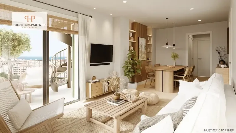 This elegant townhouse is part of a modern new construction project in the heart of Cala Millor, ideal for those seeking — photo 6