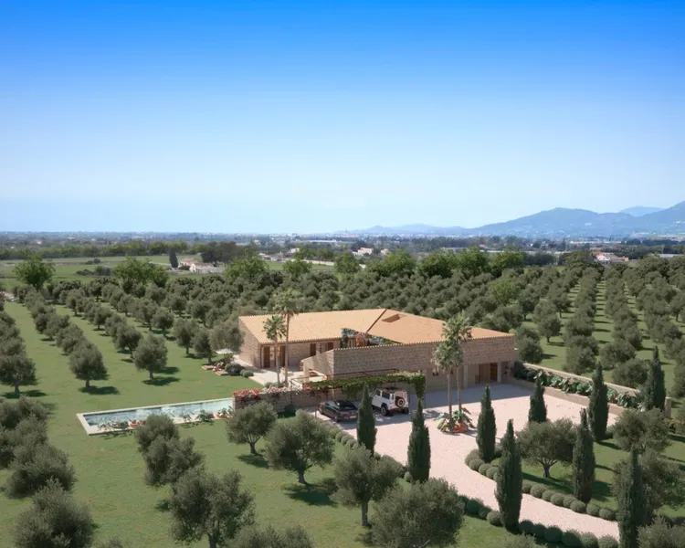 Ideal for country lovers country property for sale in Binissalem with private pool and sunny terraces — photo 2