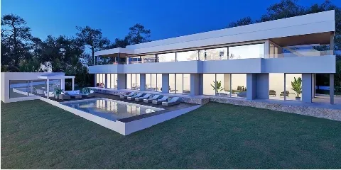Newly built luxury villa under construction with sea views and access to the sea in Sol de Mallorca, on the southwest of Mallorca — photo 4