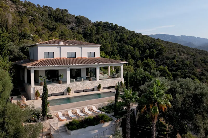 Architectural masterpiece villa with panoramic views in Sa Font Seca, Bunyola — photo 1