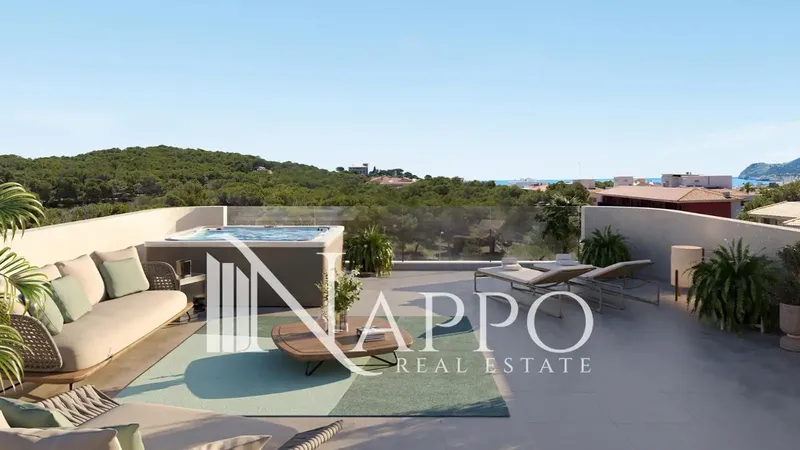 Nappo Real Estate is pleased to present this exclusive new-build apartment with private terrace, located in Cala Lliteres, in — photo 4
