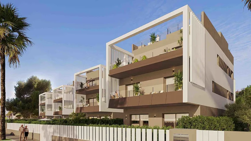 New building (under construction): Penthouse apartment with roof terrace — photo 10