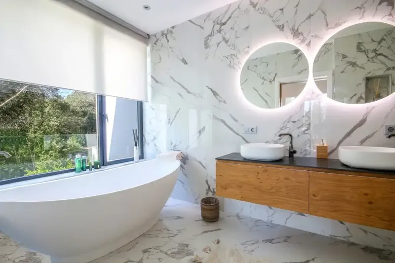 Magnificent modern design villa in the quiet and idyllic residential area of Crestatx, a short distance from the old town of Pollença — photo 7
