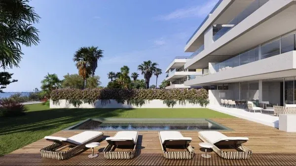 Modern seafront garden apartment in Puerto Pollensa — photo 1