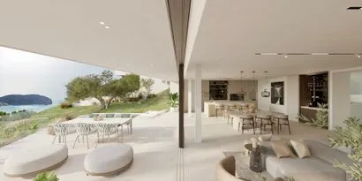 Luxury villa in Camp de Mar with sea and mountain views — photo 3