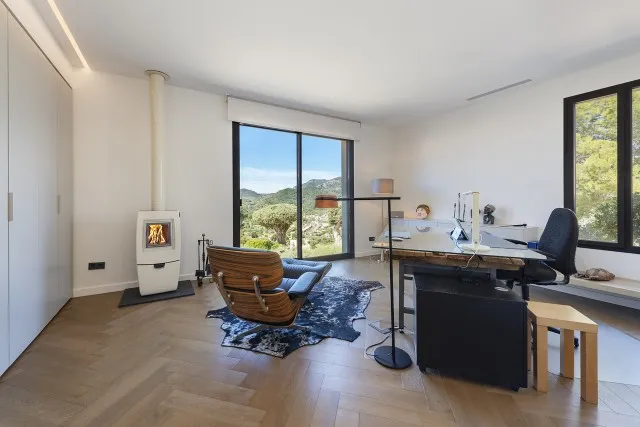 Outstanding contemporary villa with panoramic views for sale in Selva, Mallorca — photo 12