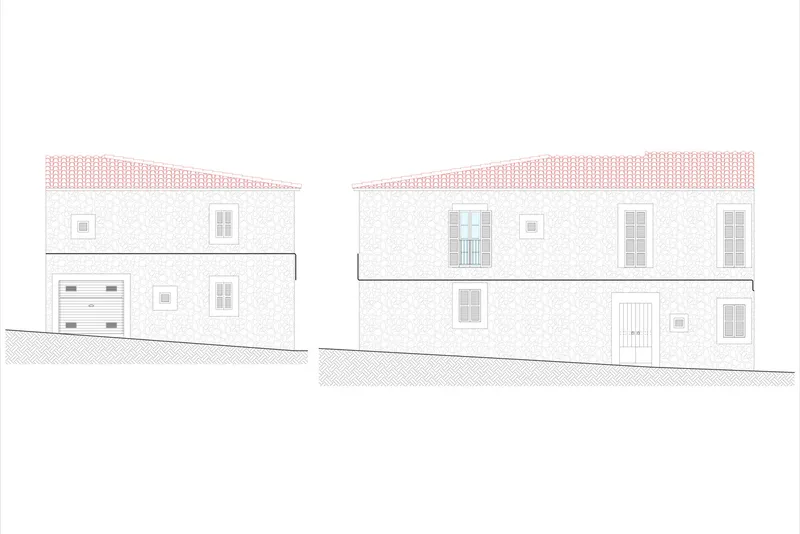Townhouse in Arta - Inner patio with pool — photo 8