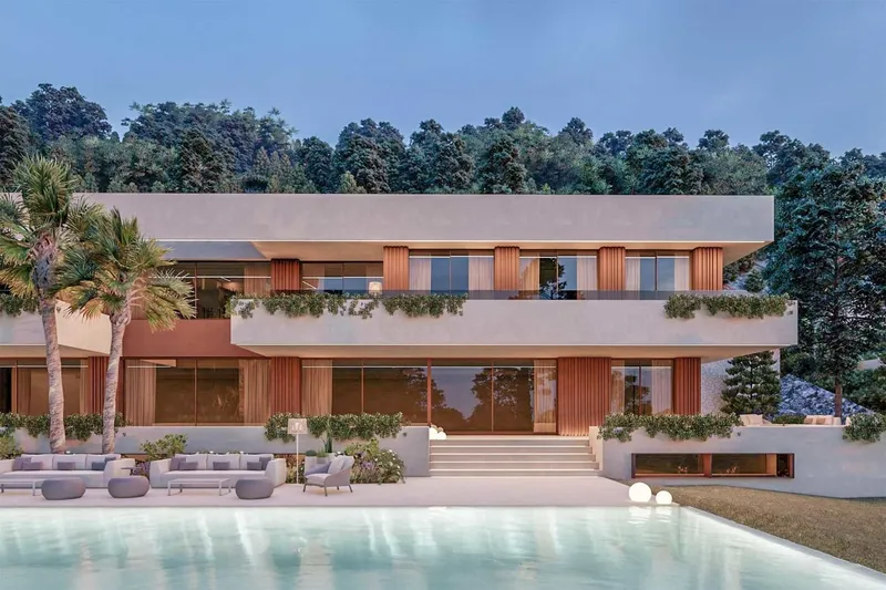 Impressive building plot with panoramic views and project for exclusive villa in Son Vida — photo 6