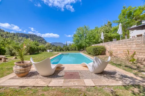 Esporles, spacious villa amidst nature with beautiful mountain views and a dream garden — photo 1