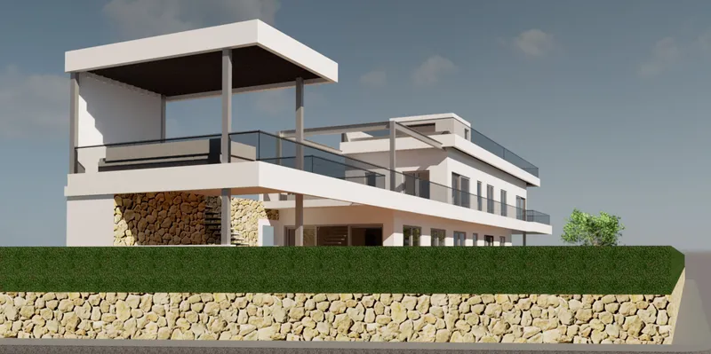 Plot with project near Caló del Moro — photo 3