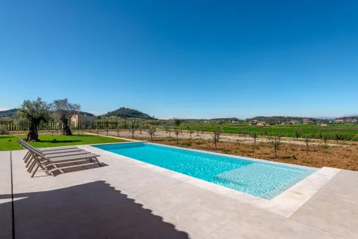 Sineu, new build finca in Sineu with panoramic views of the Tramuntana mountains — photo 3