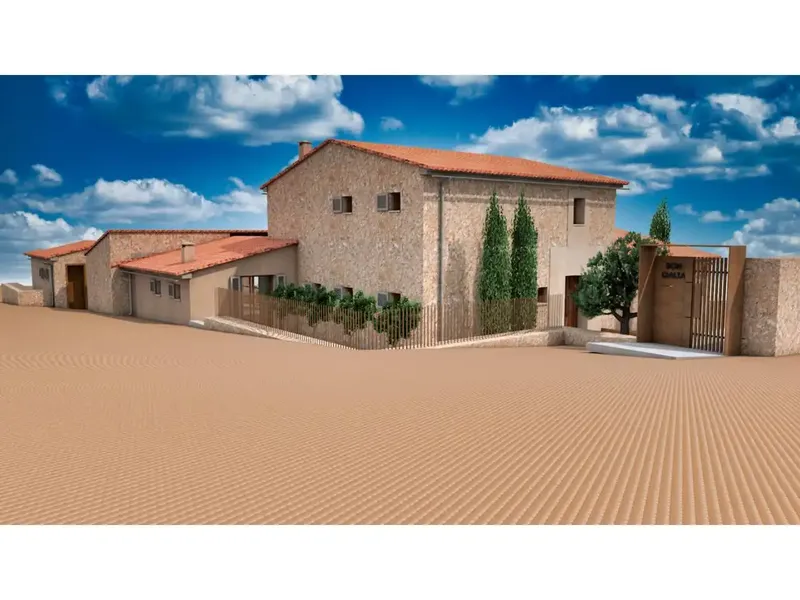 In the Bellavista area, very close to Cala Millor, on a plot of 14110 m2 we offer you this new project: a finca of a superf — photo 5