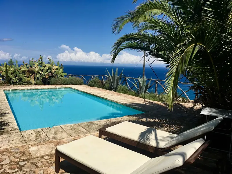 Fantastic finca in the mountains with panoramic views of the sea and the village of Banyalbufar — photo 2