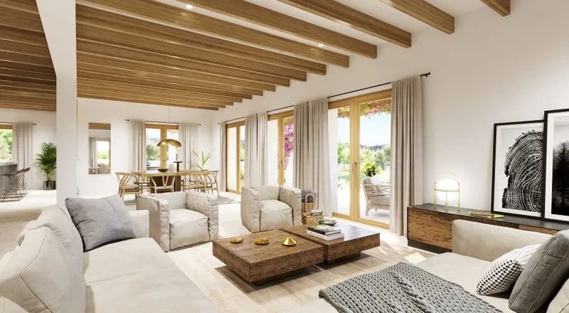 Fantastically beautiful finca in a prime location with sea views - Completion 2023 close to Santany — photo 4