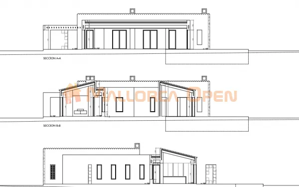 Plot with project and license in Manacor — photo 2