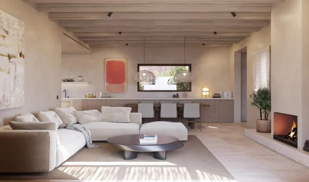 New built villa with pool on a large plot in Ses Salines — photo 3