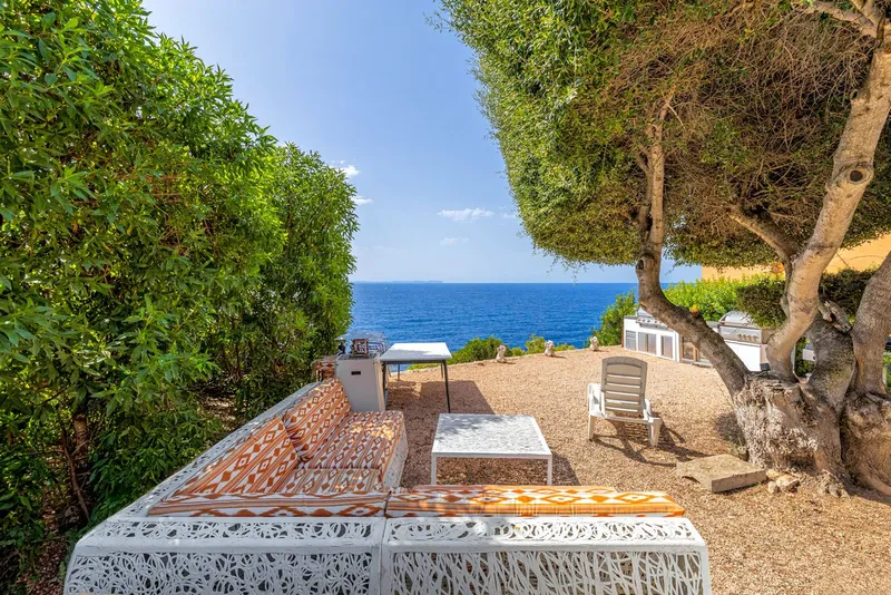 Terraced house in Cala Pi / Vallgornera - sea view and pool view — photo 9