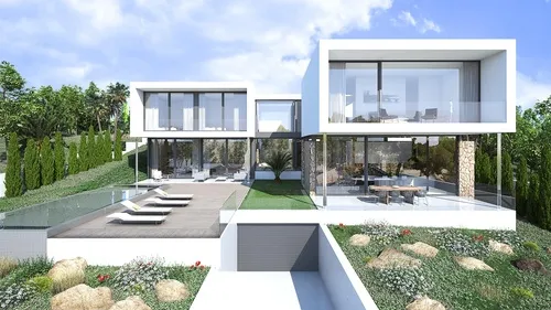 Project of luxury villa in Sol de Mallorca — photo 1