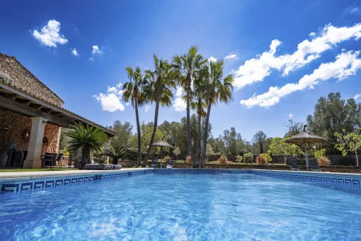 Campos, romantic natural stone finca with pool and holiday rental license between Santanyi and Campos — photo 4