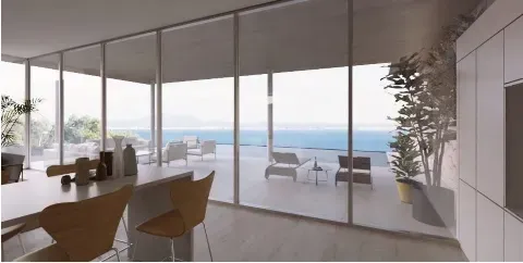 Project of a newly built luxury semidetached house with sea views and access to the sea in Sol de Mallorca, on the southwest of Mallorca — photo 5